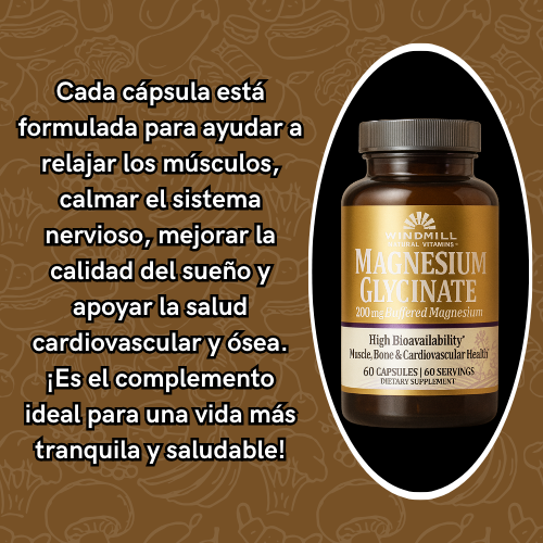 Glicinato de Magnesio - El alivio del estrés