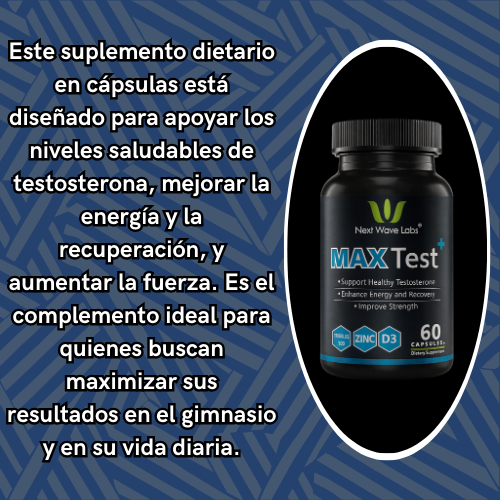Max Test+ - Eleva tu energía y testoterona