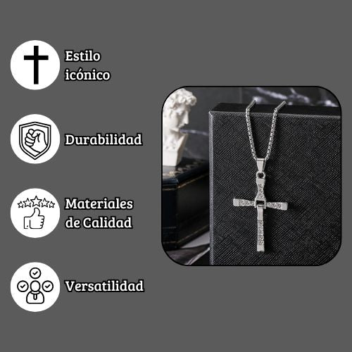 Collar Cruz Toretto - DE PLATA