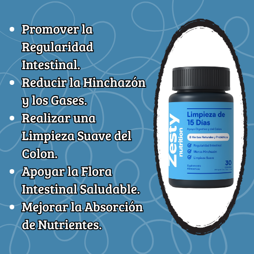 Zesty - Limpieza intestinal en 15 días