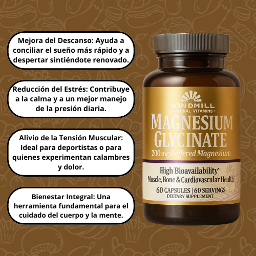 Glicinato de Magnesio - El alivio del estrés
