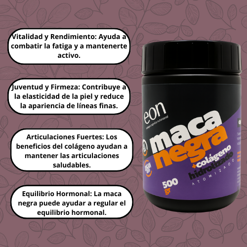 Maca Negra + Colágeno Hidrolizado - Doble poder, el doble de resultados