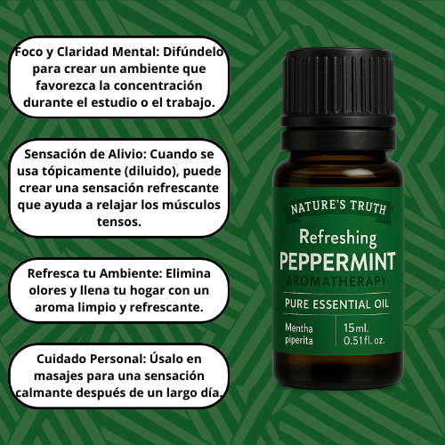 Aceite de menta - Alivio a tu ser