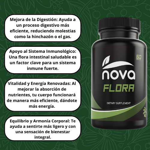 Nova Flora - El ayuda que tu flora intestinal necesita