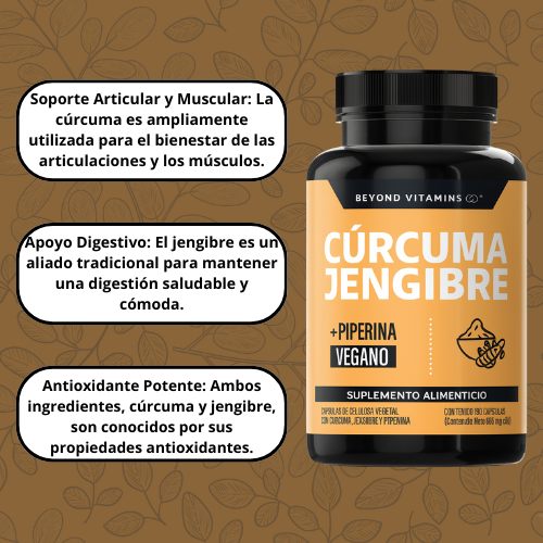 CÚRCUMA Y JENGIBRE - Nutre tu cuerpo