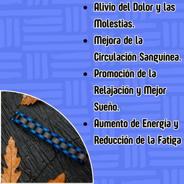 EnerG-Brace - Pulsera de titanio con imanes