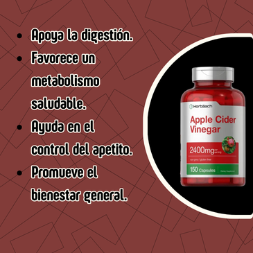 Vinagre de manzana - digestión, metabolismo y energía
