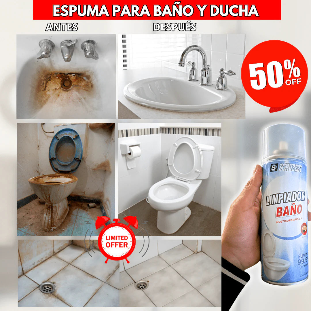 Espuma limpiadora multifunción