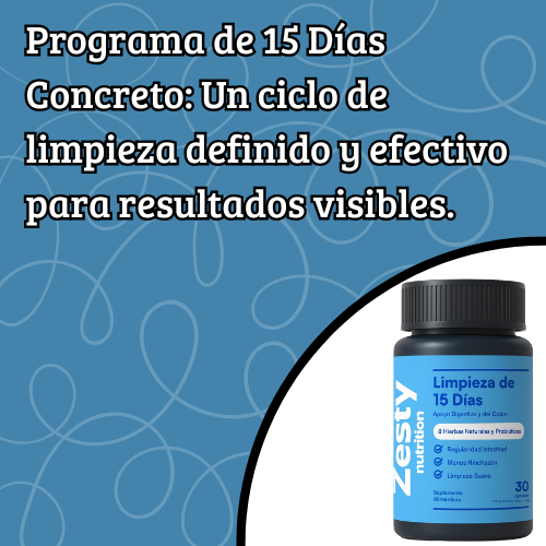 Zesty - Limpieza intestinal en 15 días