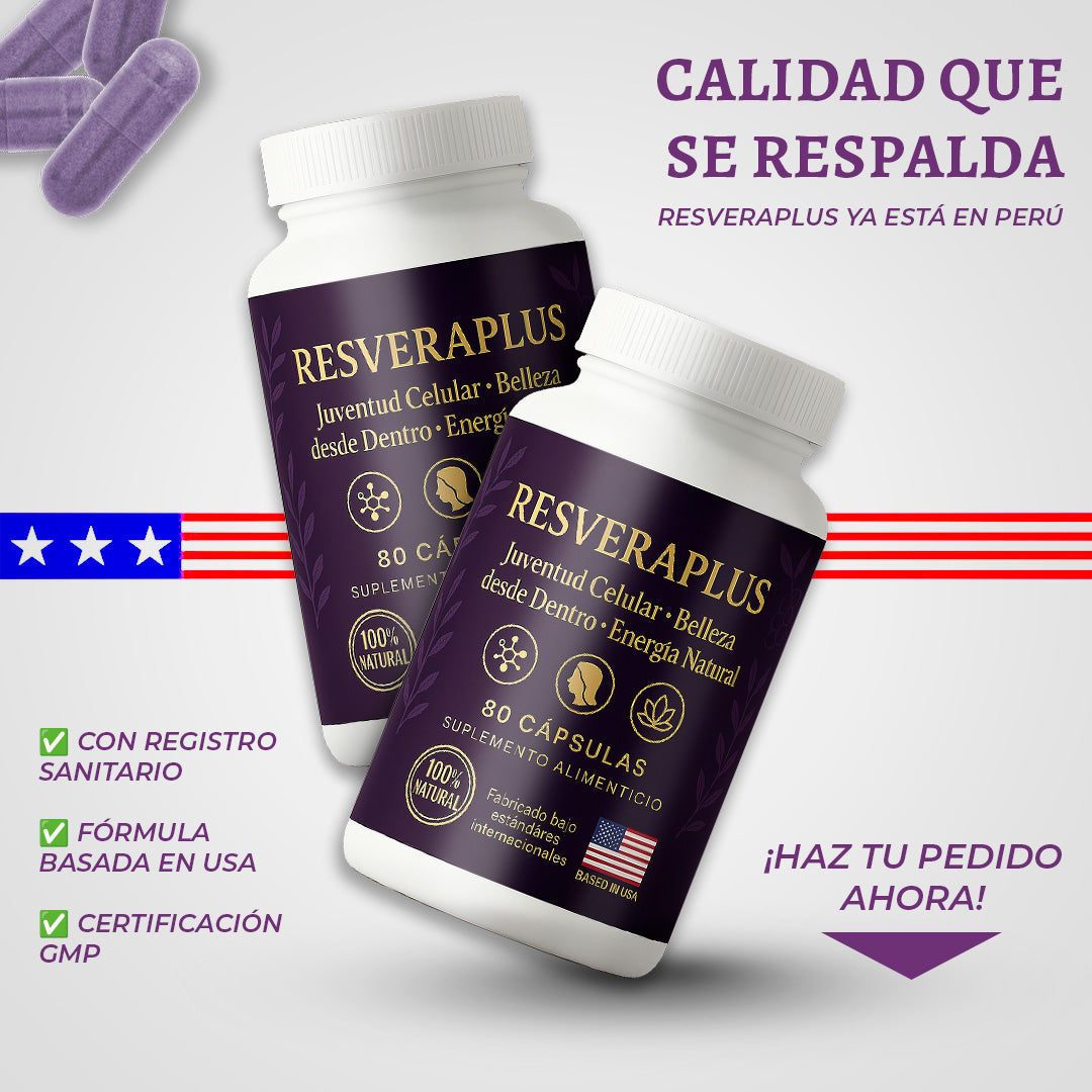 Resveraplus - Juventud y energía en una capsula