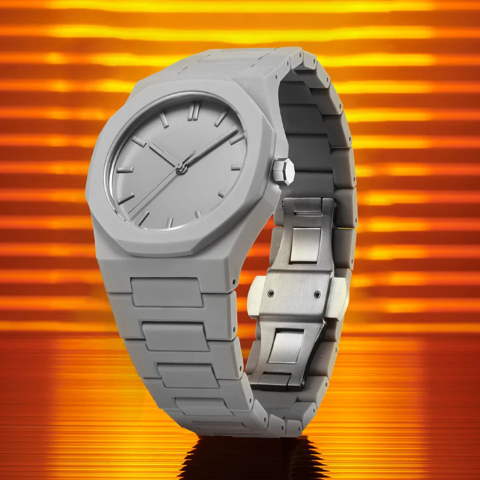 Reloj de cuarzo blanco árabe - WhiteNova