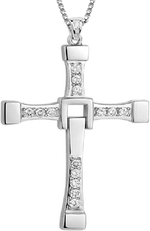 Collar Cruz Toretto - DE PLATA