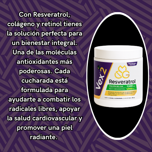 Resveratrol, colágeno y retinol - La formula anti edad