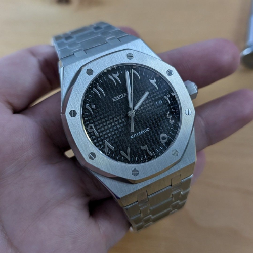 Reloj  árabe plateado - AL-FAKHAR "orgullo árabe"