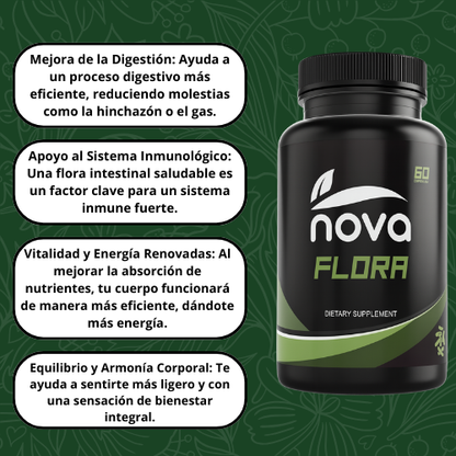 Nova Flora - El ayuda que tu flora intestinal necesita