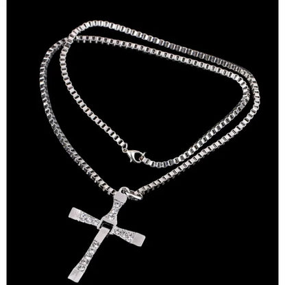 Collar Cruz Toretto - DE PLATA