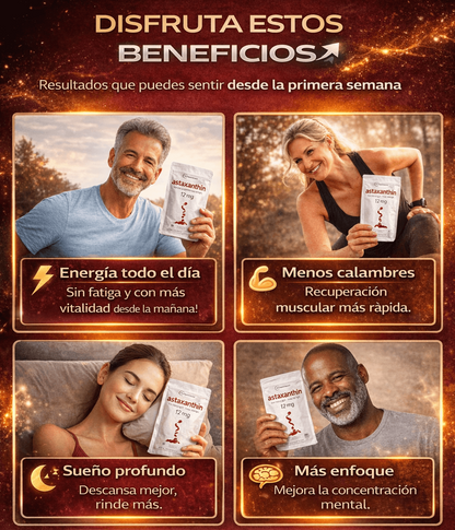 Astaxanthin  - EL REY DE LOS ANTIOXIDANTES QUE TRABAJA DESDE ADENTRO