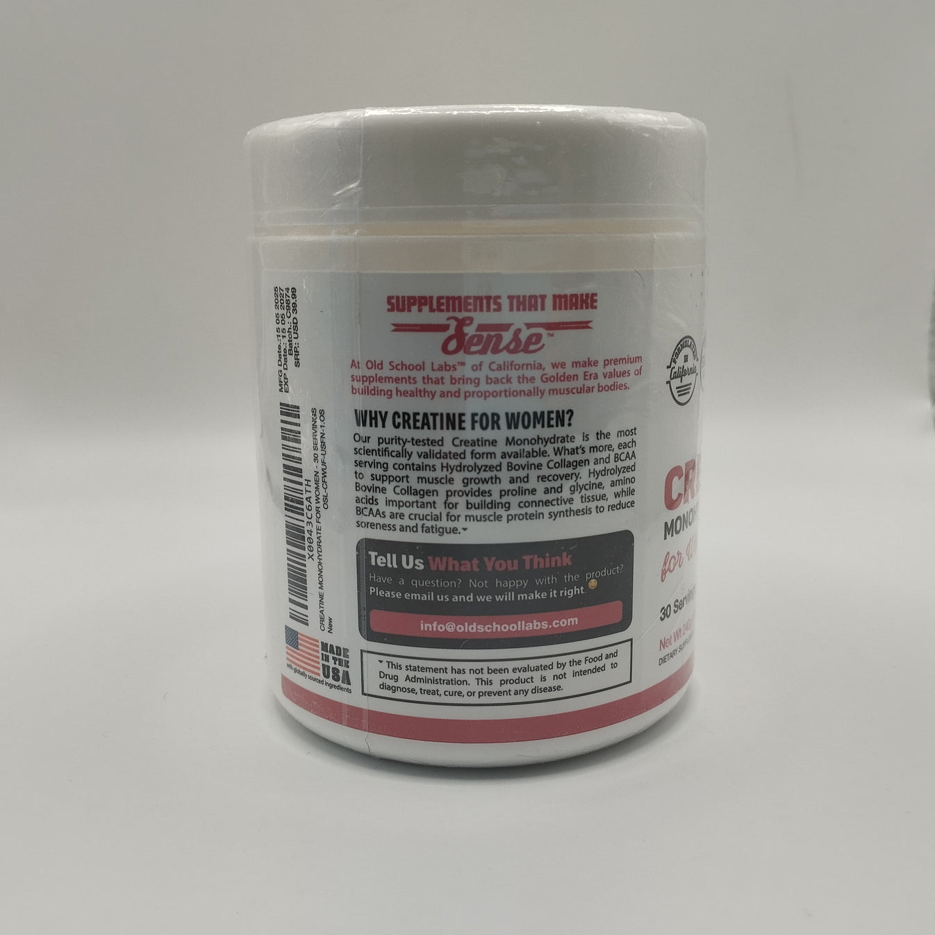 CREATINA MONHYDRATE FOR WOMEN™