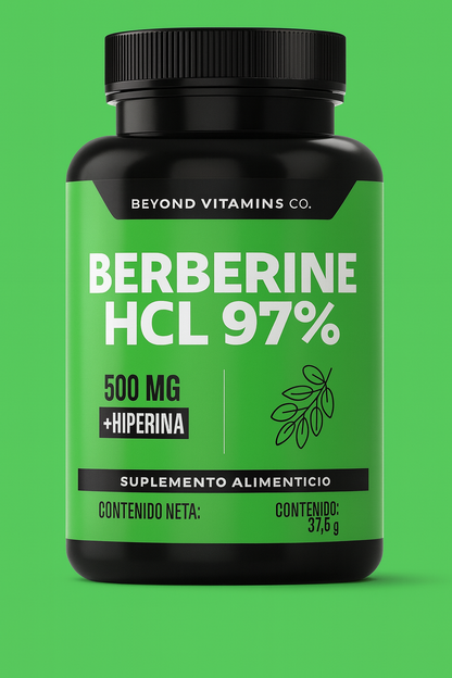 BERBERINE HCL - Suplemento Dietético de Alta Potencia