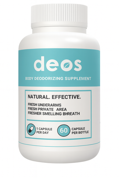 Deos - El desodorante natural que tu cuerpo necesita 60 CAPSULAS
