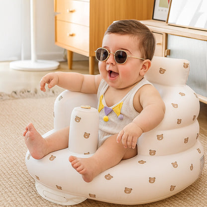 SILLA INFLABLE PARA BEBE CON INFLADOR
