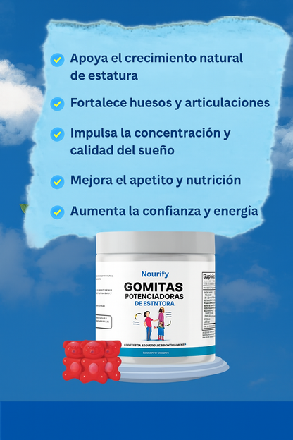 GOMITAS POTENCIADORAS DE ESTATURA - HEIGHTENER GUMMIES™