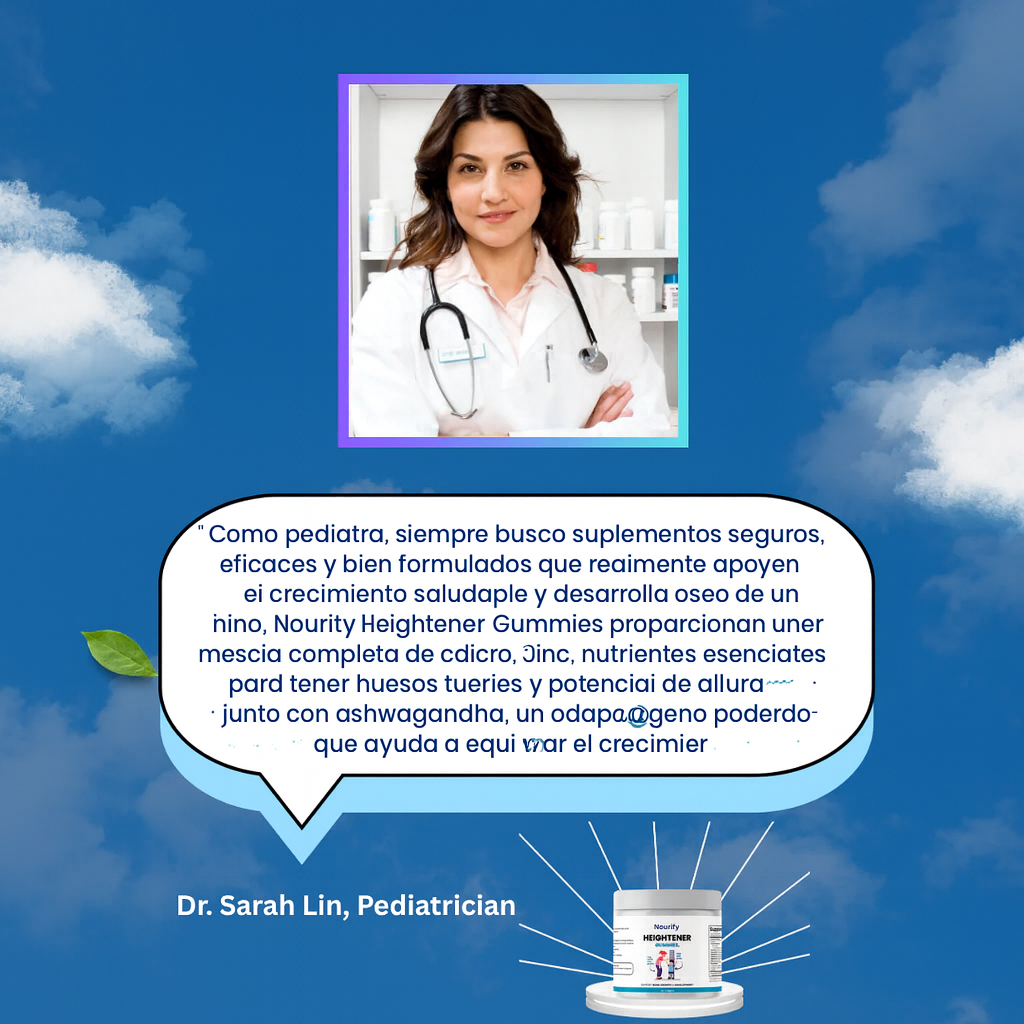 GOMITAS POTENCIADORAS DE ESTATURA - HEIGHTENER GUMMIES™