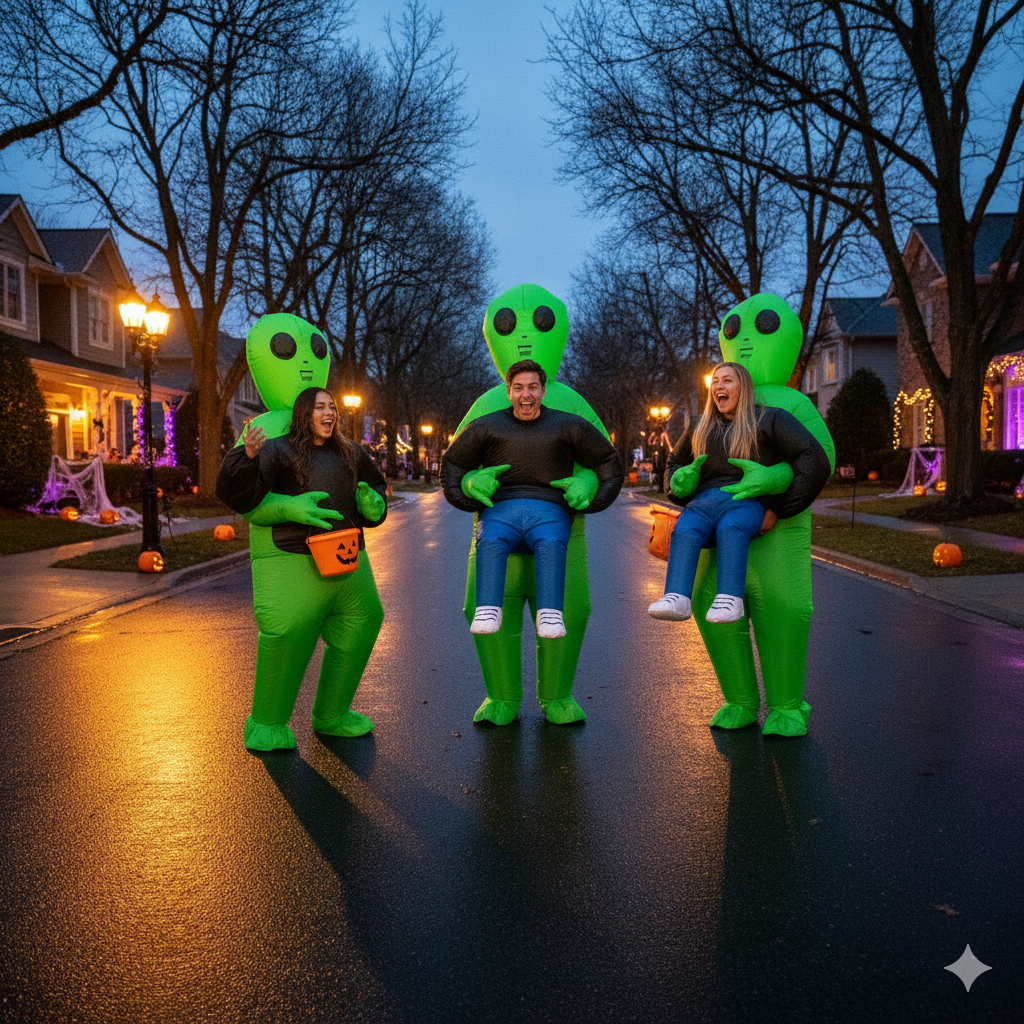 Alien Attack - Disfraz de Alien