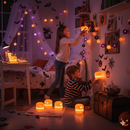 Glowkin - Lampara de calabaza de Halloween 🎃